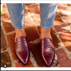 Treasure & Bond Burgundy Maroon Mules Loafers